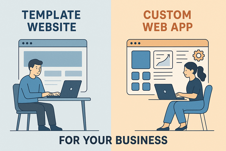 Grace Branding - Template vs Custom Web