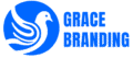 GRACE BRANDING - Bright Blue Horizontal Logo